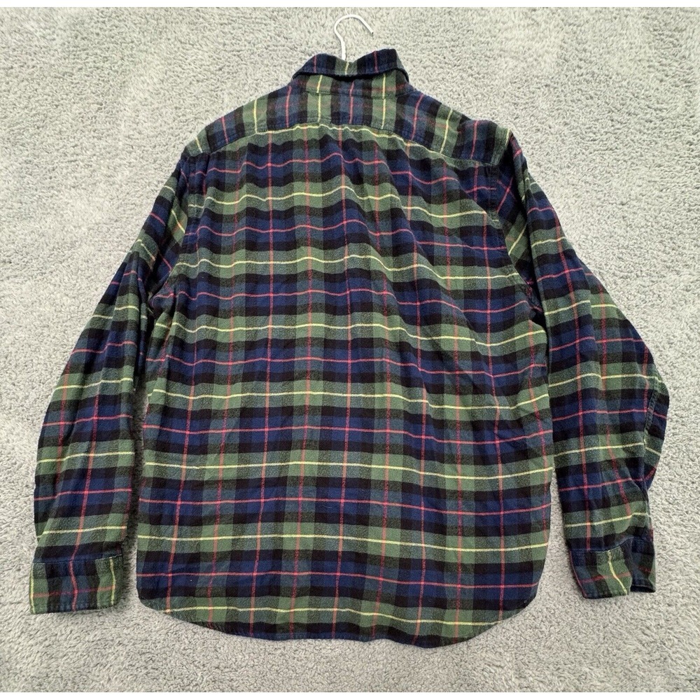 J. Crew Tartan Plaid Midweight Button Down Long‎ Sleeve Flannel Shirt Size XL - Picture 7 of 7